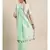 KALASATI GREEN LINEN BLEND SOLID BHAGALPURI SAREE