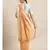 KALASATI ORANGE LINEN BLEND SOLID BHAGALPURI SAREE