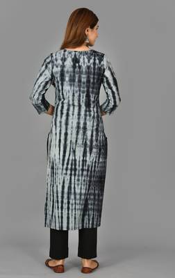KAAJH Black Tie dye Cotton Suit Set 2