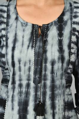 KAAJH Black Tie dye Cotton Suit Set 4