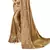 Gold embroidered lycra saree with blouse