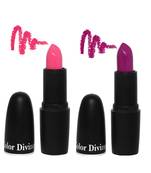 Color Divine Creamy Matte BABY PINK & MYSTIC MAUVE Lipstick4.5 gm (Set of 2)