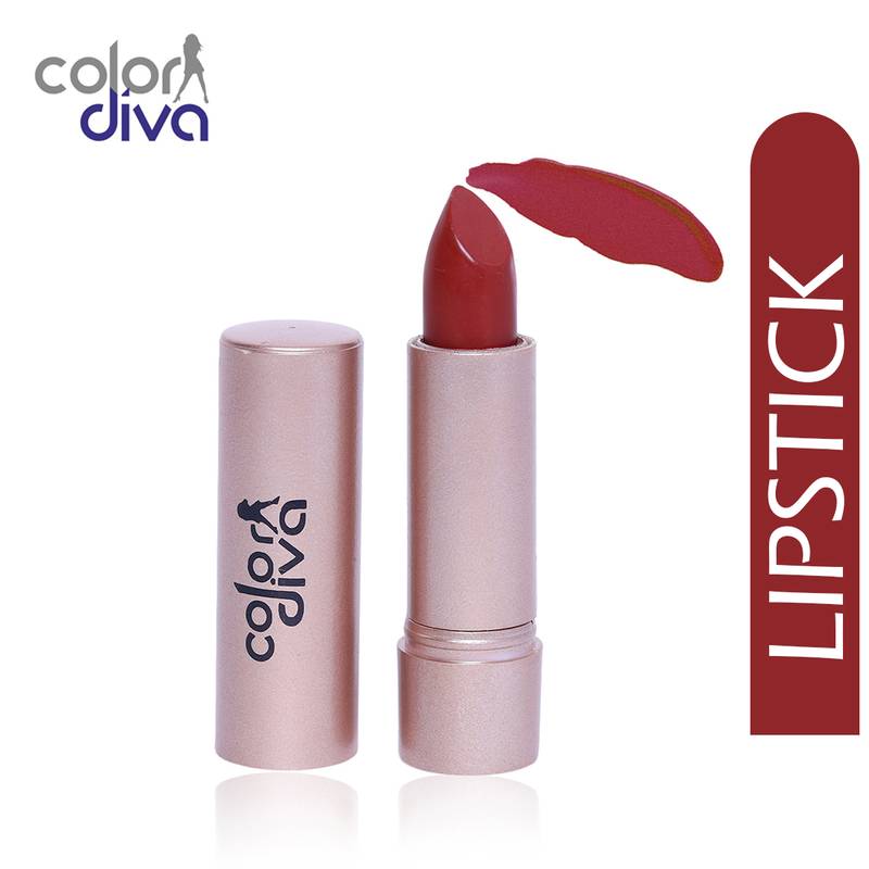 (Rose Gold Corolla) Creamy Matte Lipstick (PINK PERFECT RUSTY BROWN ROSY RED)