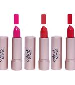 (Rose Gold Corolla) Creamy Matte Lipstick (PINK PERFECT SPICY RED ROSY RED)