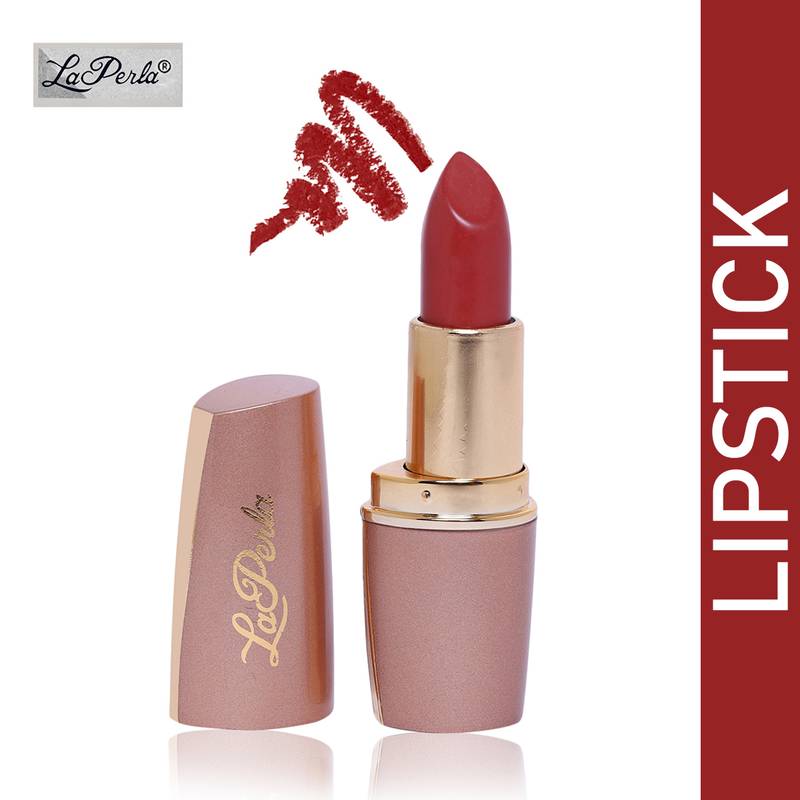 La Perla (China Toya) Creamy Matte Lipstick (TANGY ORANGE RUSTY BROWN DARK SECRET RED)