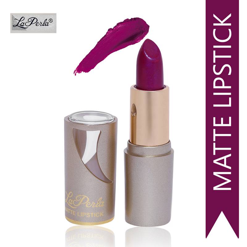 La Perla (Golden Toya) Creamy Matte Lipstick (BABY PINK MYSTIC MAUVE DARK SECRET RED)