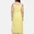 YELLOW EMBROIDERED KURTA AND PALAZZO WITH OMBRE DUPATTA