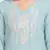 BLUE EMBROIDERED KURTA WITH PALAZZO AND DUPATTA