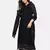 BLACK SOLID KURTA WITH PANT AND DUPATTA