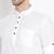 Men's Cotton Solid White Colour Straight Short Kurta