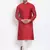 Men's Cotton Silk Solid Maroon Colour Straight Kurta With Payjama