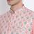 Men's Light Pink plain Kurta with Light Pink Nehru Jacket