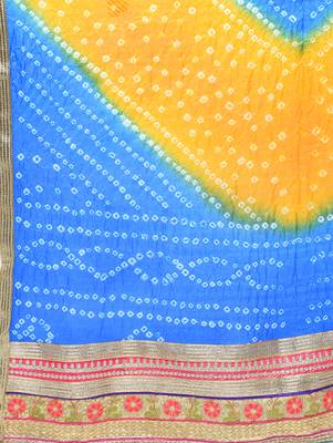 Art Silk Stitched Lehanga With Embellished Lace And Unstitched Blouse 4