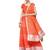 Art Silk Stitched Lehanga With Embellished Lace And Unstitched Blouse