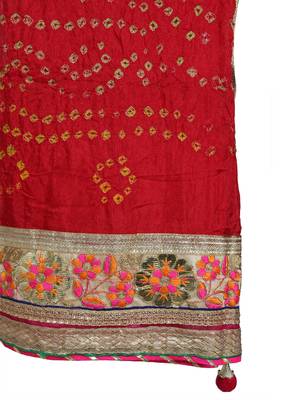 Art Silk Stitched Lehanga With Embellished Lace And Unstitched Blouse 5