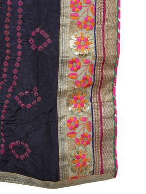 Art Silk Stitched Lehanga With Embellished Lace And Unstitched Blouse 5