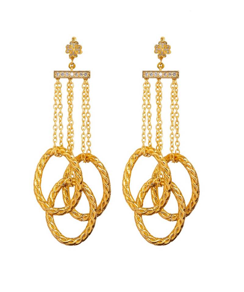 Elegant Gold Drop Earrings