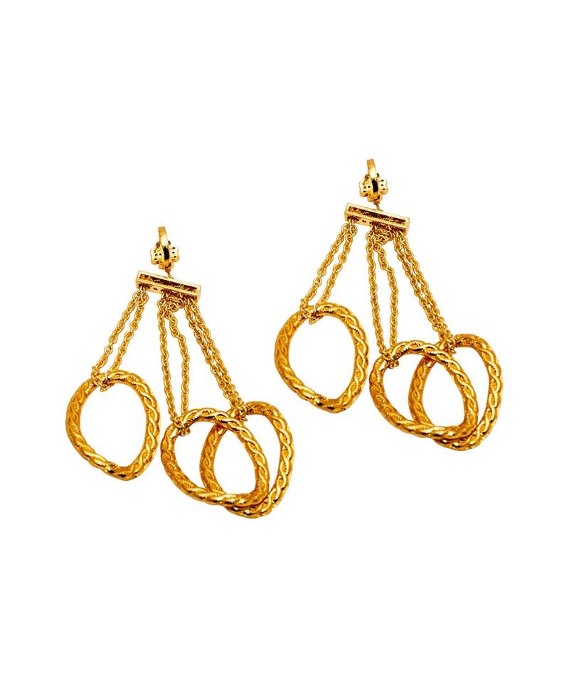 Elegant Gold Drop Earrings