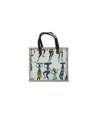 Morus White Printed Dari Handbag 1