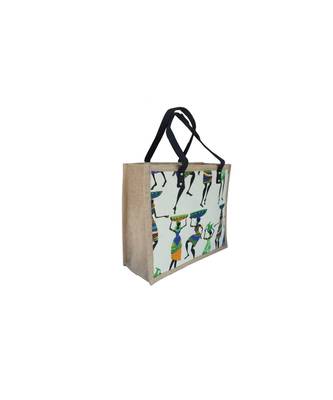 Morus White Printed Dari Handbag 2