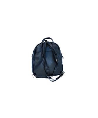 Morus Black Pu Leather Backpack For Girls 2