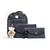 Morus Black Plain Pu Leather Backpack For Girls