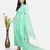 MINT GREEN EMBROIDERED KURTA WITH INNER AND OUTER AND DUPATTA