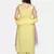 YELLOW EMBROIDERED KURTA AND PALAZZO WITH OMBRE DUPATTA