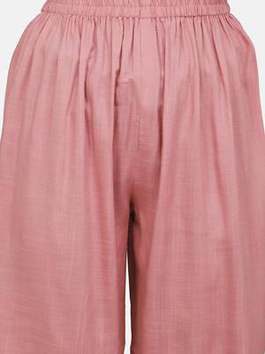 Pink Embroidered Kurta With Pant And Dupatta 13