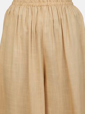 Beige  Lace Attached Kurta With Palazzo And Dupatta 11