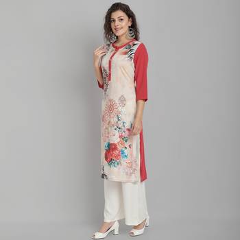 Red printed crepe ethnic-kurtis 3