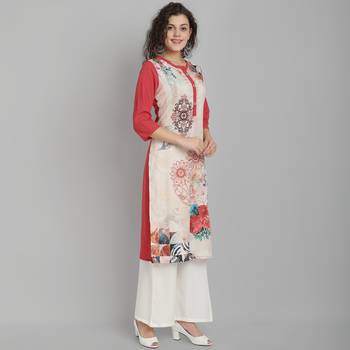 Red printed crepe ethnic-kurtis 4