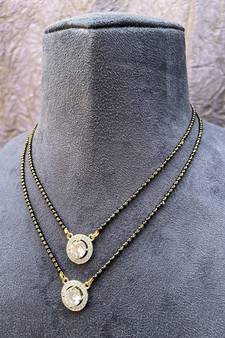 Silver mangalsutra