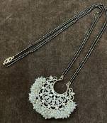 Silver mangalsutra