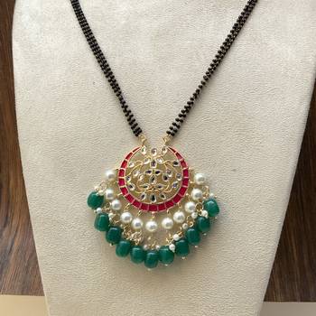 Pink mangalsutra 1