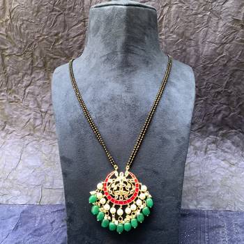Pink mangalsutra 2