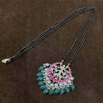 Pink mangalsutra 1