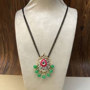 Pink mangalsutra 3