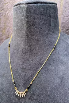 Yellow mangalsutra