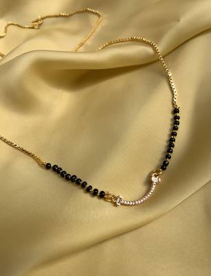 Pink mangalsutra 1
