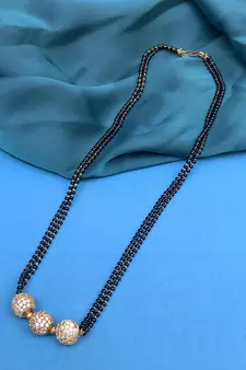 Yellow mangalsutra