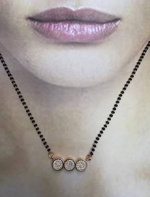 Pink mangalsutra 1