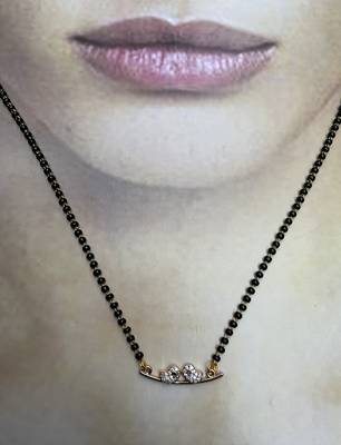 Pink mangalsutra 1