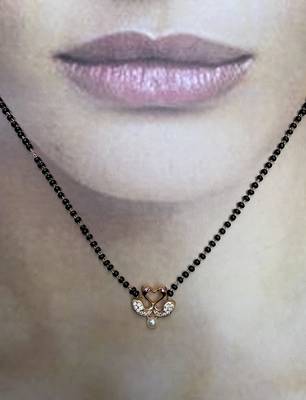 Pink mangalsutra 1