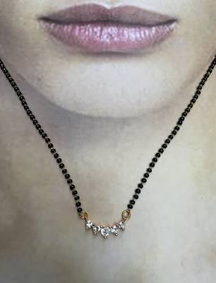 Pink mangalsutra 1