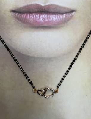 Pink mangalsutra 1