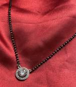 Silver mangalsutra