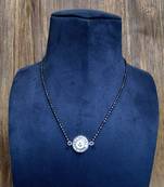 Silver mangalsutra