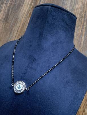 Silver mangalsutra 2