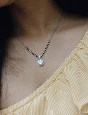 Silver mangalsutra 1